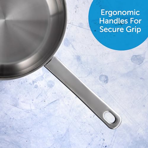 BK Bright Edelstahl Induktionskochpfanne 20 cm, Polierte Außenseite, Stay Cool Griff, Professionelles Kochen, 18/10 Edelstahl, Induktion, Backofenfest bis 230°C, Spülmaschinenfest, Silber 7 BK Bright Edelstahl Induktionskochpfanne 20 cm, Polierte Außenseite, Stay Cool Griff, Professionelles Kochen, 18/10 Edelstahl, Induktion, Backofenfest bis 230°C, Spülmaschinenfest, Silber