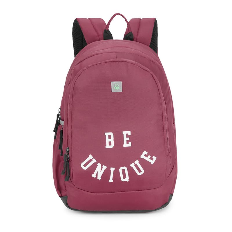 United Colors of Benetton Unique Polyester 27L Laptop Backpack For Unisex - Wine (B0CF9NYGTH) Amazon Price History, Amazon Price Tracker