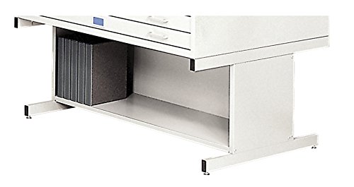 Safco Products Flat File High Base for 5-Drawer 4998WHR Flat File, Sold Separately, White