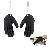 Gants de pêche anti coupure et antimorsure pour une manipulation sûre des carnassiers comme le silure – imperméables et résistants aux déchirures