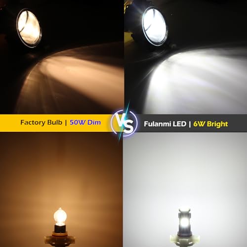 Image of 5202 PS19W LED Fog Light Bulbs 6000K White, 2-Pack
