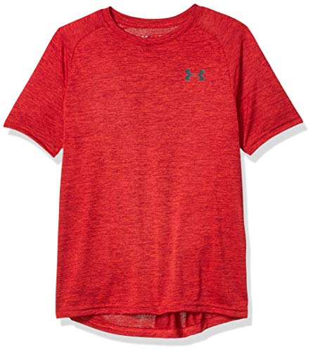 T-shirt sport Under Armour Kids Tech 2.0 garçon rouge 14-16 ans LG
