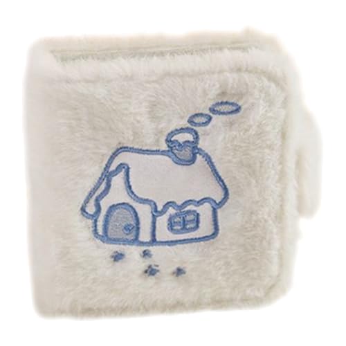 Álbum de tarjetas fotográficas | Caute Álbum de peluche con 20 páginas interiores – Carpeta de almacenamiento de tarjetas fotográficas, para el comercio de 7,6 cm, pantalla de memoria profesional