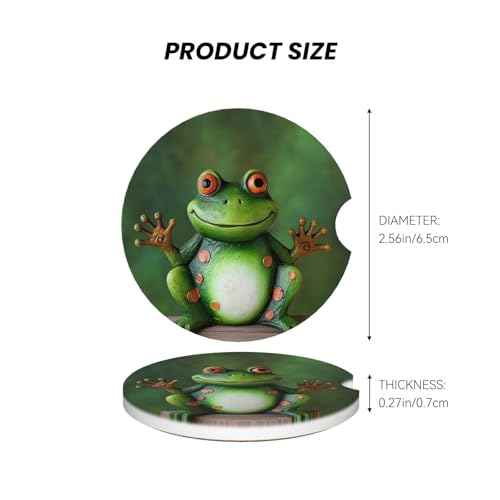 2 Posavasos de Cerámica para Portavasos de Auto miniatura 3