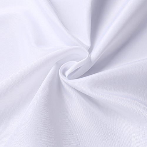 Gfcc 90X90 Inch White Polyester Tablecloth Square Table Cloth Seamless For Wedding Party Birtday Decoration Event Supplies #TOP5