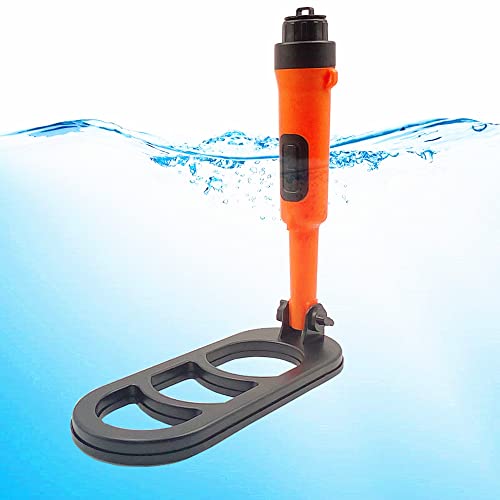 Detector de Metales Impermeable Buceo Versión Plegable Pulso Bobina Exploración Detección  Negro/Naranja