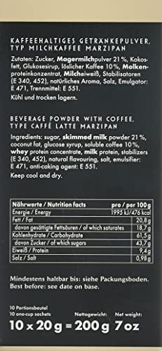 Niederegger Marzipan-Milchkaffee, 10 Portionsbeutel (1 x 200 g)