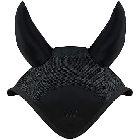 Woof Wear Noise Cancelling Fly Veil - Black - Breathable - Ears contain acoustic foam for noise cancellation Cover
