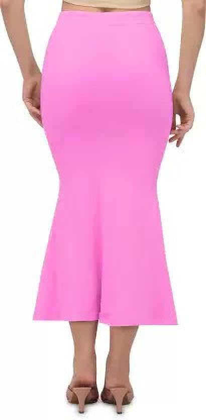 Image of Women's Perfect Curvy Look Saree Shapewear (Fish Baby Pink 2XL S90)