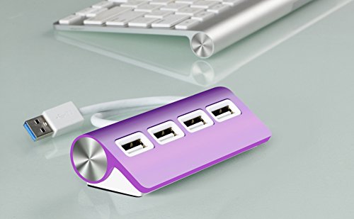 CATECK hub 4 Porte USB 2.0 in Alluminio Premium