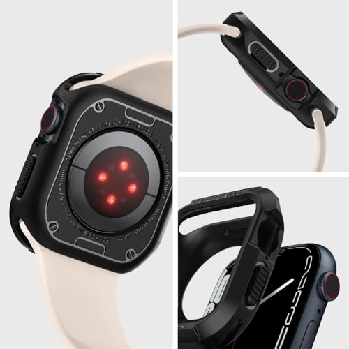 Image of Getsable Rugged Armor Cover Case for Apple Watch Ultra 2 /Ultra, Durable TPU Bumper Case for Apple Watch Ultra 49mm Case - Black