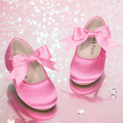 Felix & Flora Toddler Flower Girl Dress Shoes - Girl Ballet Flats Party School Shoes Wedding4
