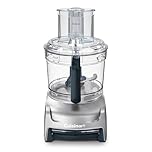 Cuisinart 14-Cup Food Processor with Induction Motor for Chopping, Mixing, and Dough Preparation, Includes an Adjustable Slicing Disc and Reversible Shredding Disc, In-Bowl Storage Hub (FP-1400C)