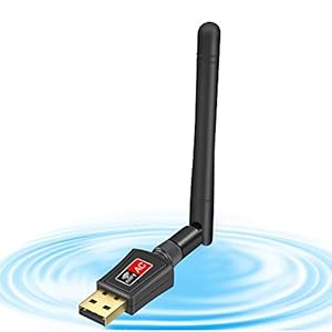 jojobnj WLAN Stick Dualband 600Mbit/s (5.8G/433Mbps + 2.4G/150Mbps) 802.11 ac/n/g/b/a WiFi Protected Setup (WPS) Mini Adapter für Desktop/PC/Laptop/Notebook Windows Mac OS, Kompatibel mit Alle Router