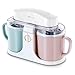 Produktbild Automatische Doppelzylinder-Kid-Mini-Frucht-Eismaschine - 1000ml | DIY gefrorener Joghurt und Eiscreme-Maschine, doppelte Isolierung ruhiges Design - das beste Geschenk