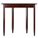 Winsome Concord Half Moon Accent Table, for Living Room, Hallway, Walnut