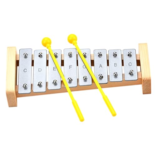 Xylophone 8 notes en bois pour l'éveil musical des bébés