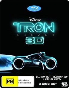 Preisvergleich Produktbild Tron 3D - Exklusiv MetalBox / Steelbook - [Blu-ray]