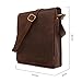 LEABAGS London Leather Shoulder Bag I Laptop bag up to 13 inches I Messenger Bag in genuine buffalo leather with vintage look I Shoulder bag I Work bag I 10x3x12inches