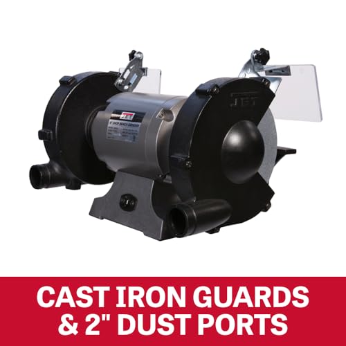 JET 8-Inch 1HP Bench Grinder