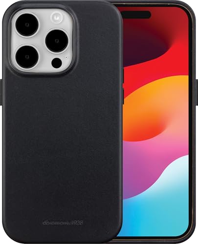 Coque dbramante1928 Roskilde iPhone 15 Pro Max cuir noir protège contre les chutes