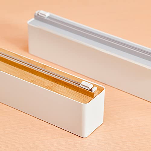 Dispensador de film transparente con cortador rápido para papel aluminio 6
