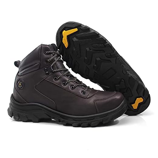 Bota Coturno Masculino Adventure Trail (38, Café)