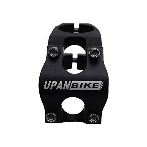 UPANBIKE 31.8mm Bike Stem Aluminum Alloy 50mm Length Bicycle Handlebar stem for Mountain Bike Road Bike Fixed Gear Bike(Black) - Image 3