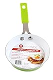 Good Living 3.5' Fast-Heating Aluminum Single-Egg Pan, Colors Vary, 1-Pack, Non-Stick Ceramic,...