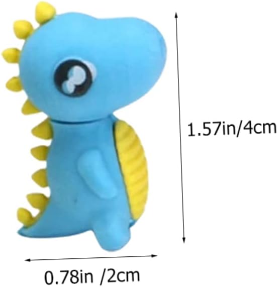 48Pcs Dinosaur Shaped Erasers Portable Erasers for Cute Animal Design School Supplies for Material
