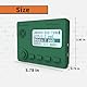 Mini CW Trainer Morsecode-Trainer mit Display, Moore Simo Wales Code Kurzwellenradio Telegraphentaste Autoschlüssel Lernen CW Radio für Telegrafenpraxis mit Ladekabel (Grün)