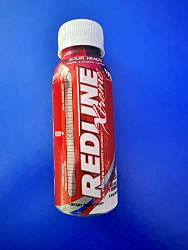 Vpx Redline Xtreme Energy Drinks - Ready-To-Drink Sugar-Free Energy Beverage - Sour Heads Flavor - 8 Ounces, 24 Bottles #TOP4