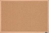 Quartet Cork Board 23×35 Oak Frame