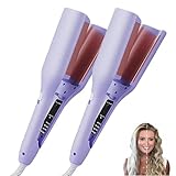 Hair Styling Tool with Negative Ionic Technology, Homessencials 3D Curling Iron for Quickly Creating...