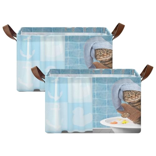 Kjovgcb �����`���[�o�X�P�b�g�r���A���U�[�n���h���t���܂肽���ݎ��{�b�N�X�A�L�b�`���p�o�X�P�b�g�I�[�K�i�C�U�[ 16.9x11.4x10�C���` �V�����[�J�[�e���̌��̃o�X�^�u�ł����C�ɓ���ʔ����L 2��