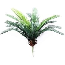 19" Artificial Palm Leaves Tropical Greenery,Thanksgiving Table Decorations,Table top Christmas Decorations ,Birthday Party Decorations Supplies Decor -Green 15 Leaves
