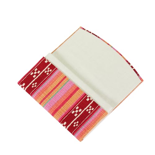 Yaeyama Minsa Cotton Card Case: Okinawa's 5-4 Love Weave [2026] — ピンク finish