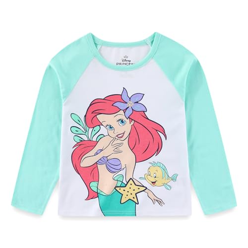 Image of Disney Lilo and Stitch Frozen Minnie Mouse Princess Girls Long Sleeve Shirt and Pants Set for Infant to Big Kids