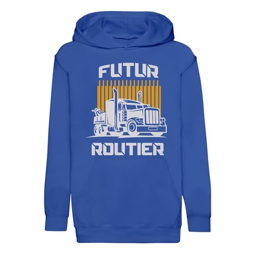 Sweat à Capuche Enfant Futur Routier de Qualité Premium Supérieure