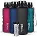 Produktbild 720°DGREE Trinkflasche 1,5l uberBottle softTouch +Früchtebehälter - BPA-Frei - Wasserflasche für Gym, Fitness, Outdoor, Wandern - XL Tritan Sportflasche: Groß, Leicht, Stoßfest, Wiederverwendbar
