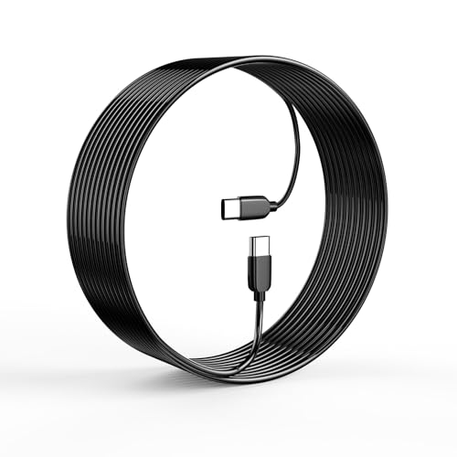 Affver USB-C to USB-C Cable, 11.5 Feet Type C Charging Cable for Dash Cam, Black image 2