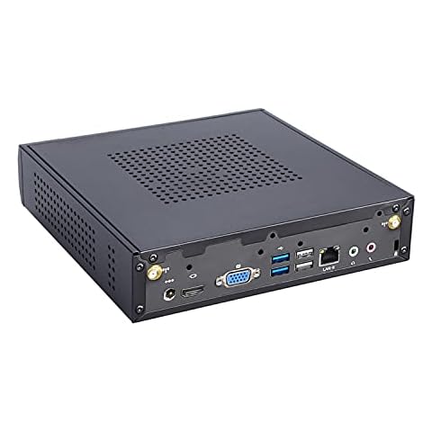 Mini PC, Desktop Computer, Rugged Small PC, Windows 10 or Linux Ubuntu, Intel Core I7 3520M, BH17, PXE, WOL Supported, FAN/WiFi/BT4.0/6USB2.0/HDMI/VGA/LAN/Vesa Mount, (8G RAM/64G SSD) Cover