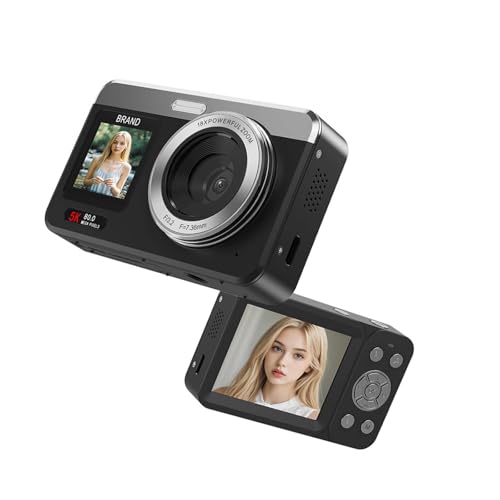 Caméra de voyage 80MP appareil photo numérique portable avec obturateur rapide
