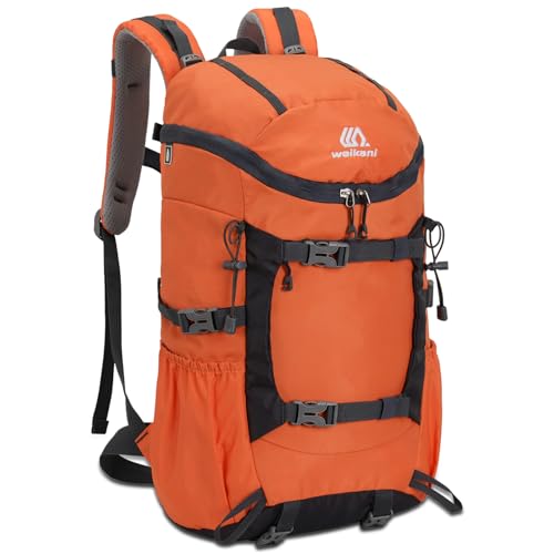 jianyana 30L Backpack Waterproof Foldable Hiking Rucksack Lightweight Durable Travel Daypack for Camping Hiking Walking Outdoor Sports for Women Men
