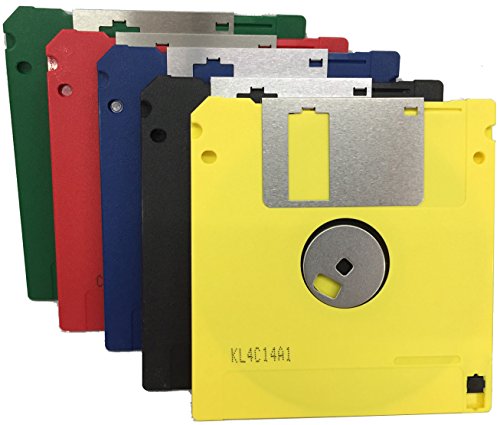 3.5" Dd2 720Kb Unformatted Floopy Disks Diskettes (10-Pack, Assorted Rainbow Colors) #TOP3