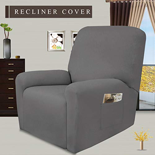 Easy-Going 4 Pieces Microfiber Stretch Recliner Slipcover thumb #1