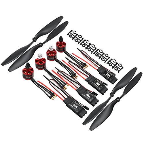 Brushless Motor Kit with 3.5mm Connector 2212 920KV CW 30A Brushless ESC Propeller for F450 F550 S550 F550 Helicopter Quadcopter by havcybin - Used condition - Image 4
