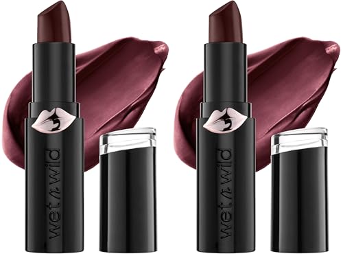 Image of wet n wild Mega Last Matte Lip Color, Semi Matte Hyaluronic Acid Infused, Long Lasting Full Coverage for a Nourishing Pout, Cruelty-Free & Vegan - Cherry Bomb (Pack of 2)