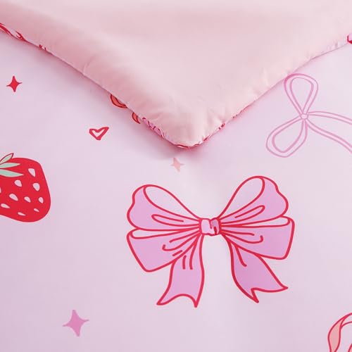 Image of Twin Comforter Set with Sheets for Girls-5 Pieces Twin Bedding Sets Printed
