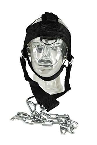 𝗣𝗥𝗢 𝗖𝗛𝗢𝗜𝗖𝗘 Neck Harness Head Belt Universal Fit Traps Strengthener for Wider Stronger Necks With Chain - Image 4